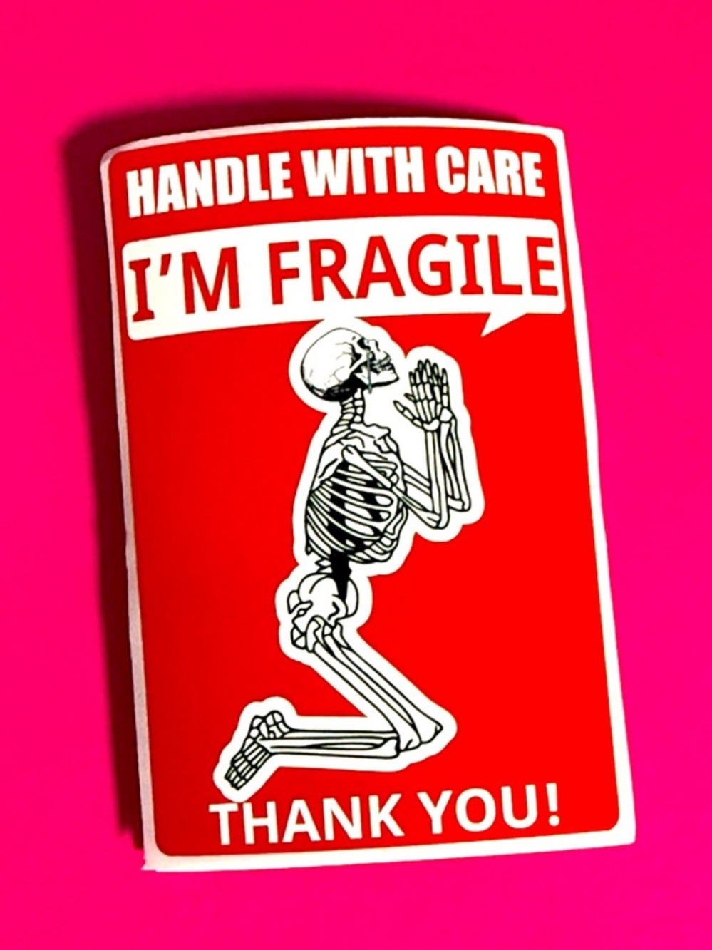 20 FRAGILE STICKERS